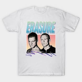 Erasure - 80s Styled Aesthetic Retro Design T-Shirt